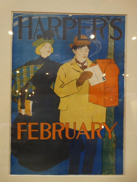Edward Penfield Harper’s Magazine Poster February 1895