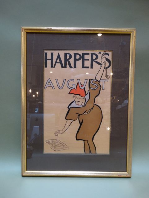 Edward Penfield Harper’s Magazine Poster August 1895