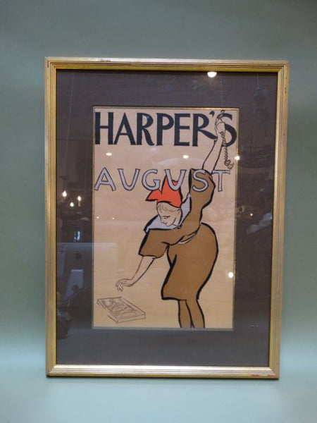 Edward Penfield Harper’s Magazine Poster August 1895