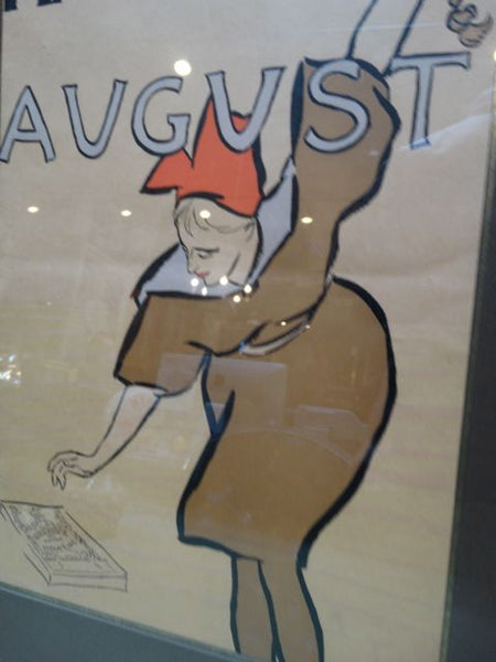 Edward Penfield Harper’s Magazine Poster August 1895