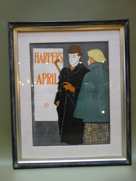Edward Penfield Harper’s Magazine April 1895 Poster