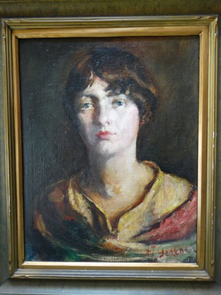 A.J. Greene - Portrait of a Young Girl  P1321
