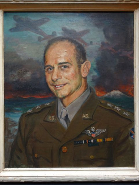 Ejnar Hansen Portrait of General James H. Doolittle (1940s) Oil on Canvas