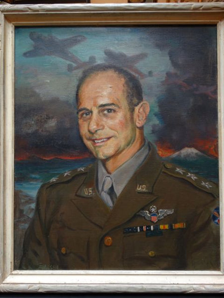 Ejnar Hansen Portrait of General James H. Doolittle (1940s) Oil on Canvas
