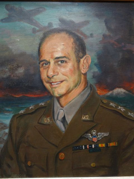 Ejnar Hansen Portrait of General James H. Doolittle (1940s) Oil on Canvas
