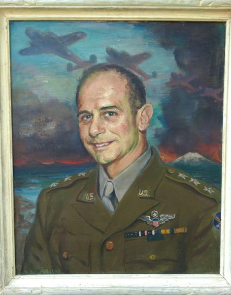 Ejnar Hansen Portrait of General James H. Doolittle (1940s) Oil on Canvas