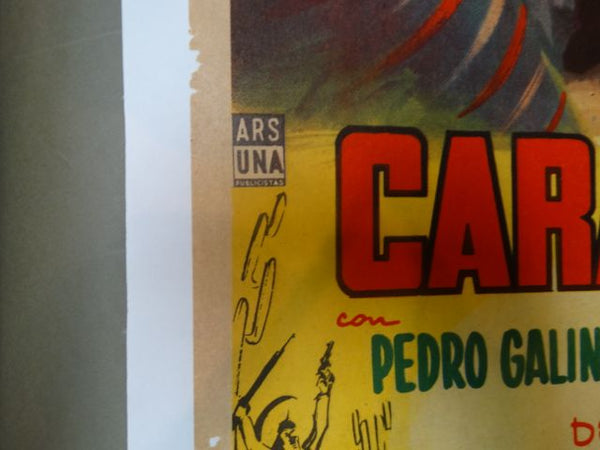 Carabina 30-30 1958 Vintage Mexican Cinema Movie Poster