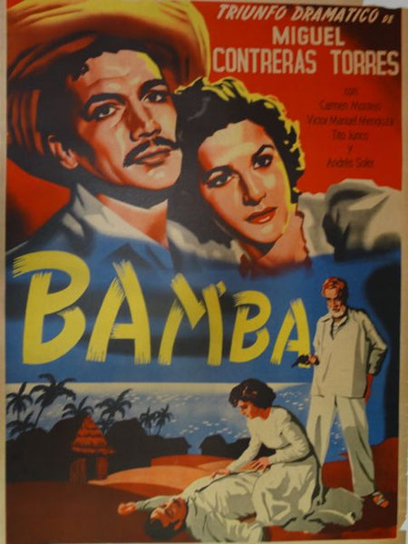BAMBA Vintage Mexican Cinema Poster