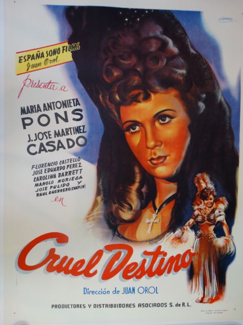 Cruel Destino -- Mexican Cinema Poster AP614