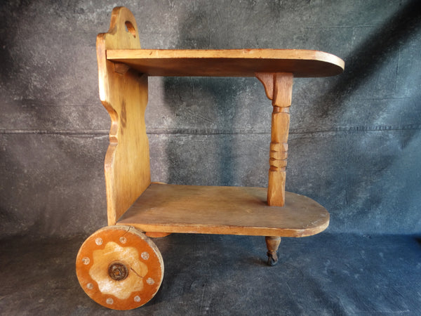 Coronado Tea Cart with Juan Duran Tinocho Painting F2325