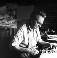 Werner Drewes - Forest - circa 1948-49 Oil on Canvas P2976