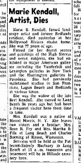 Marie Boening Kendall -Autumn Sycamores - c 1930 - Oil on Canvas P2551