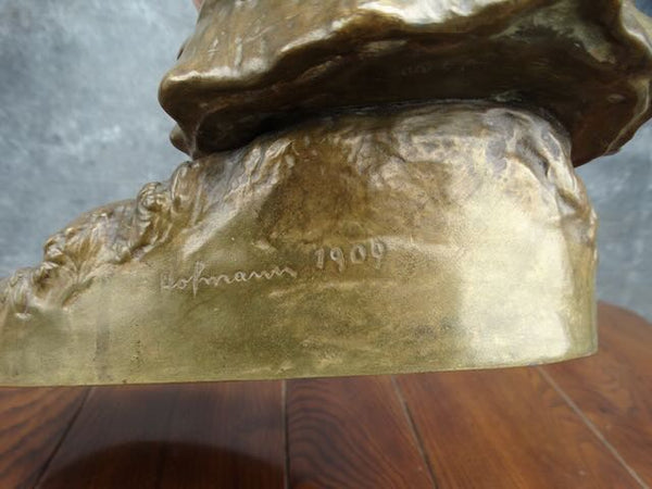 A.Hofmann Bronze of a Biedermeier Beauty #1460 1909 A2958