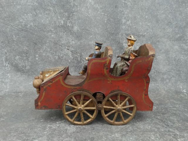 D.P. Clark Hill Climber Horseless Carriage Friction Toy c 1903  A2971