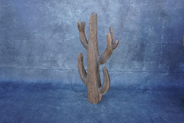 French Mahogany 3' High Saguaro Cactus 1920's A3000