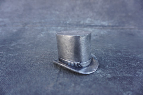 James W Tufts, Boston MA - Top Hat Toothpick Holder - Silverplate A3025