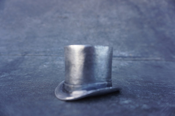 James W Tufts, Boston MA - Top Hat Toothpick Holder - Silverplate A3025