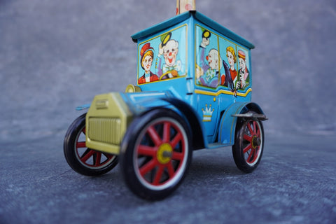 KO Circus Car Windup Toy - Made in Japan A3038