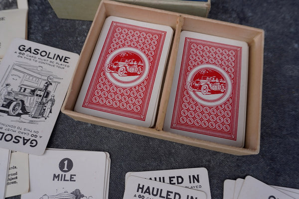 Touring - The Famous Automobile Card Game circa 1925 A3049