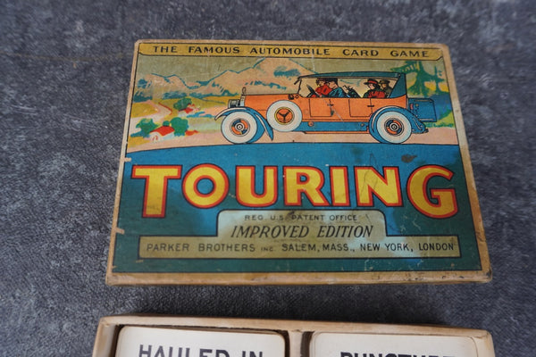 Touring - The Famous Automobile Card Game circa 1925 A3050