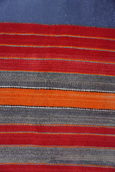 Navajo Sunday Saddle Blanket w Tassles c 1900-1910 A3056