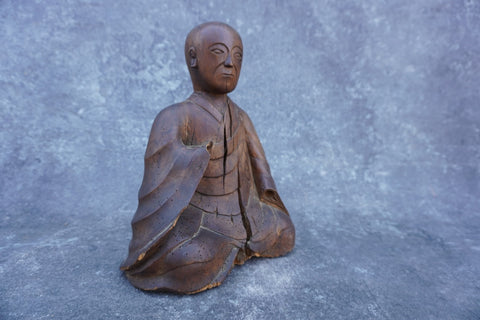 19th Century Wooden Buddha A3067