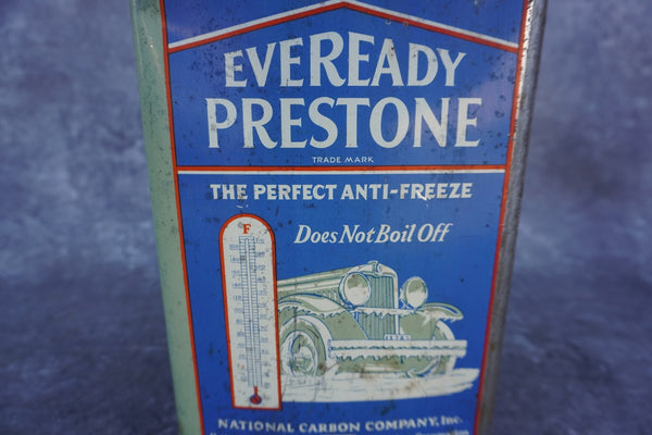 Eveready Prestone Anti-Freeze Can circa 1929 A3109