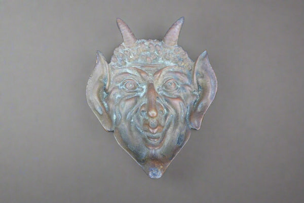 Devil's Head Brass Ashtray A3111