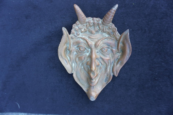 Devil's Head Brass Ashtray A3111