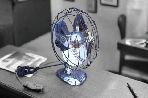 Art Deco Machine Age Streamline Fan A3134