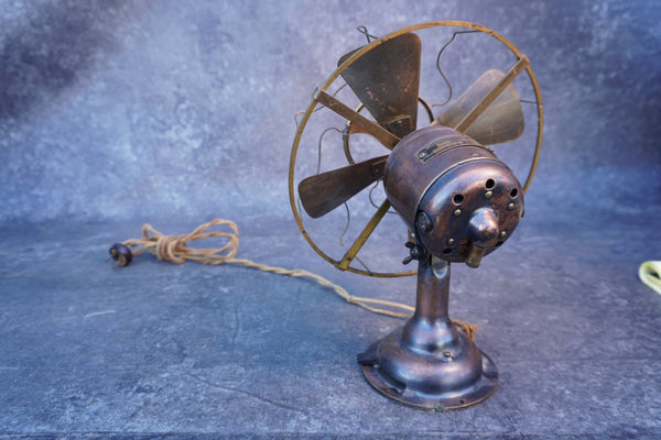 Westinghouse Small Table Top Fan in Copper & Brass A3137