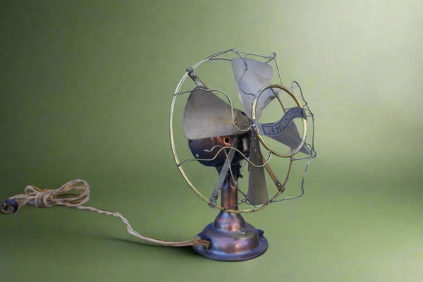 Westinghouse Small Table Top Fan in Copper & Brass A3137