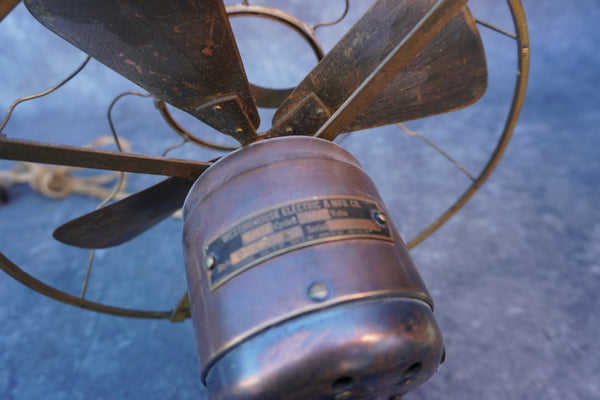 Westinghouse Small Table Top Fan in Copper & Brass A3137