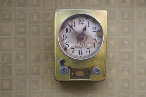 Hawker Reminder Clock in Brass 1927 A3156