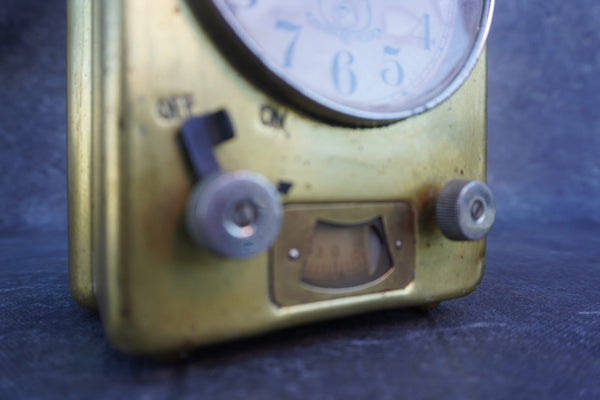 Hawker Reminder Clock in Brass 1927 A3156