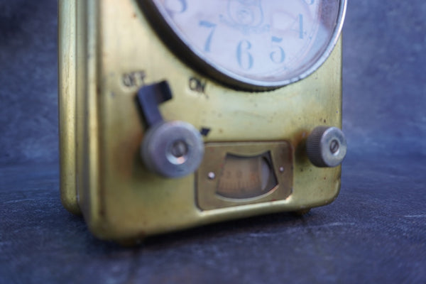 Hawker Reminder Clock in Brass 1927 A3156