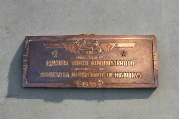 National Youth Administration Plaque 1939 A3169