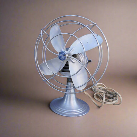 Chrom-Ever Art Deco Aluminum Fan A3181