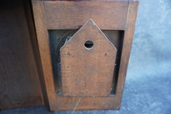 English Arts & Crafts Corner Clock circa 1910 A3190