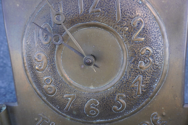 Time & Tide Glasgow School Celtic Revival Brass Wall Clock A3195