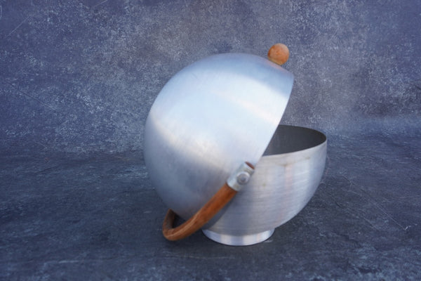 Russel Wright Ice Bucket in Spun Aluminum A3201