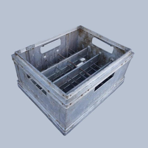 The Greco Aluminum Milk Crate for the Memphis Market  1920s - 930s. A3203