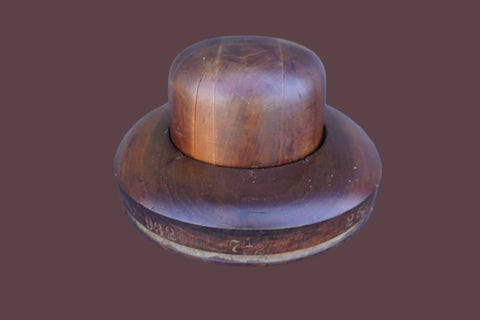 Hat Block with Brim Block Bowler A3217