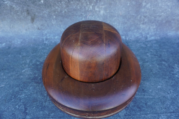 Hat Block with Brim Block Bowler A3217