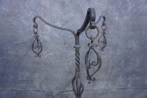 Spanish Revival Wrought Iron Plant Stand A3227