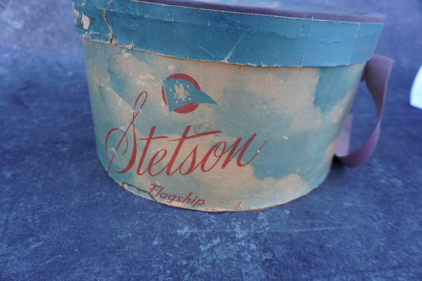 Stetson Flagship Hat Box with Stetson Stratoliner Hat A3228