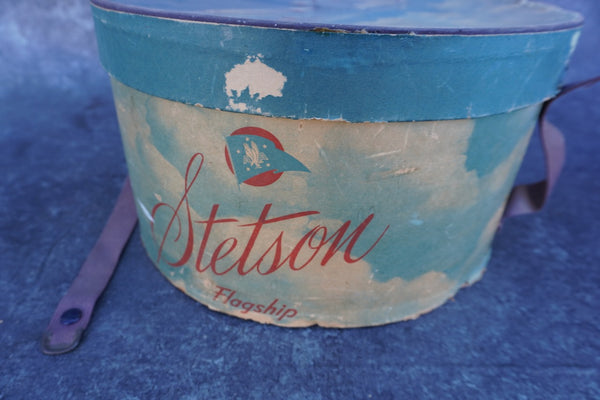 Stetson Flagship Hat Box with Stetson Stratoliner Hat A3228