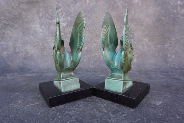 Pegasus Bookends - Art Deco 1930-40s A3233