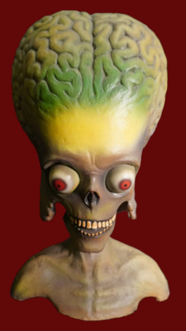 Tim Burton/Warner Bros - Mars Attacks! Life Size Bust of a Martian in Latex A3239