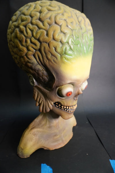 Tim Burton/Warner Bros - Mars Attacks! Life Size Bust of a Martian in Latex A3239